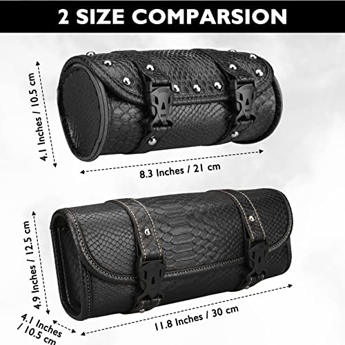 Neween Motorcycle Tool Bag Black Crocodile Large Universal Saddlebag Sportster Scooter
Neween Motorcycle Fork Bag Black 