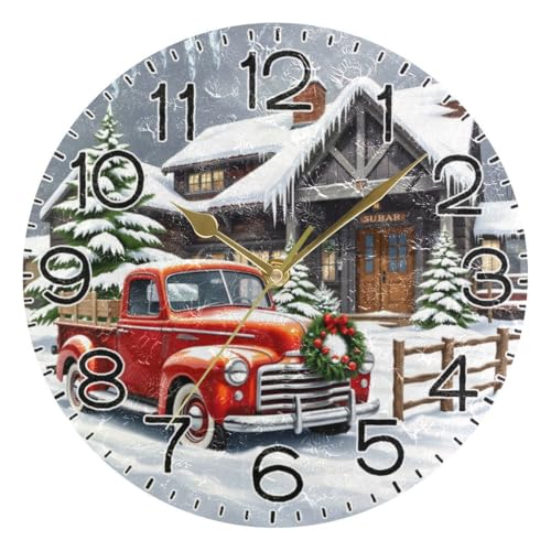 Reloj de pared redondo silencioso ALAZA 10 pulgadas miniatura 5