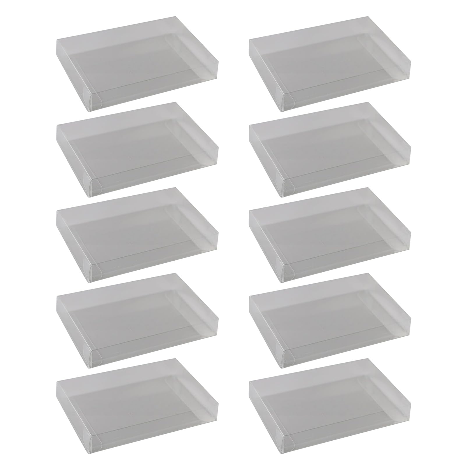 Hsioluted B 1 Set Clear Pet Case Game Card Ox For Game Cartridges Dustproof And Water Resistant Storage Sleeve Card Ox