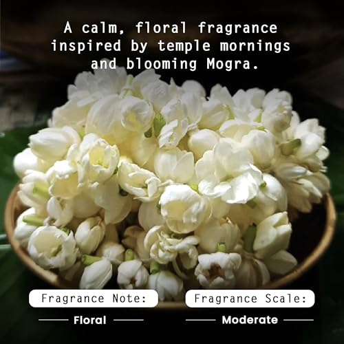 Image of Nyassa Luxurious Temple Mogra Handmade Natural Bathing Soap-150grm | Mograa Extract & Shea Butter| Mogra Fragrance| All Skin Type 150gm