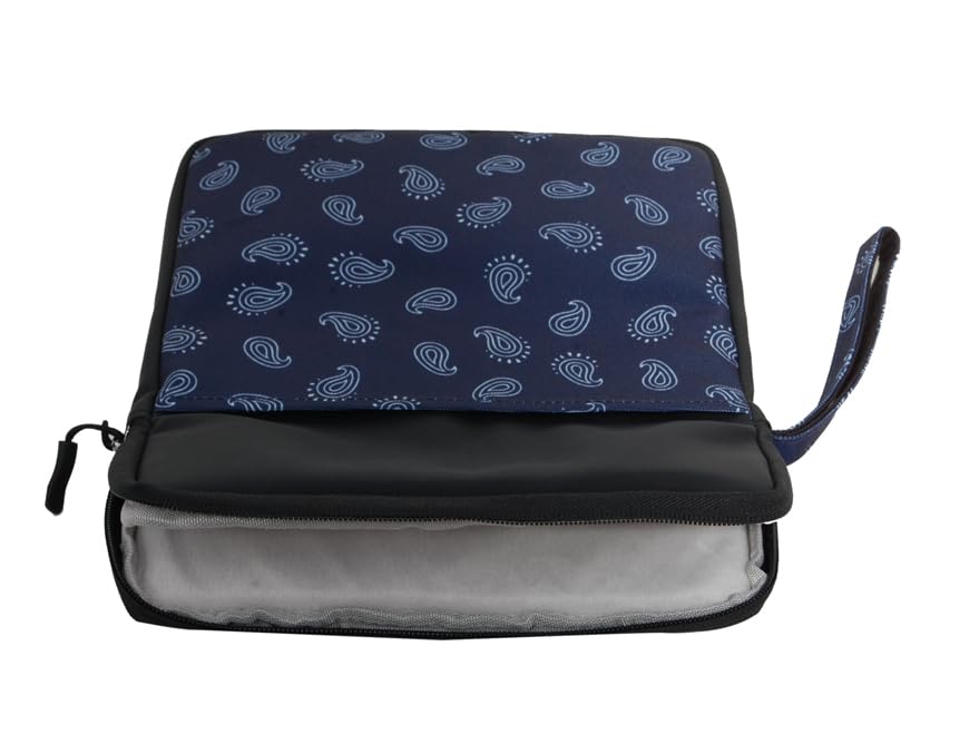 Image of ProElite Tablet Sleeve Case Cover for Upto 11.5 inch for iPad 10.2 /Air 10.9 /Pro 11 / Samsung /Lenovo /Galaxy Tab A9 Plus /S8 /S9 /Realme Pad /Honor Pad X9 /Xiaomi Mi pad 7 /Redmi Pad /Oneplus Pad, Black Motif