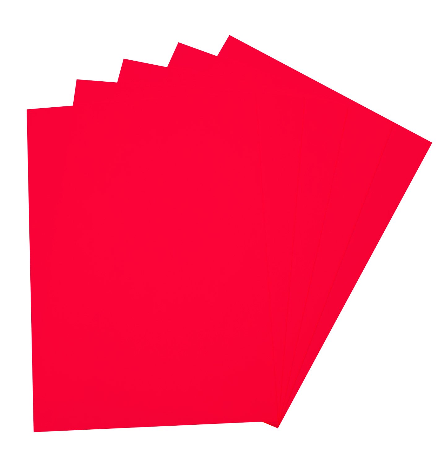 FoliaBringmann Foam Rubber 23520–Moosgummiplatten 29 x 40 CM, 5 Sheets Red