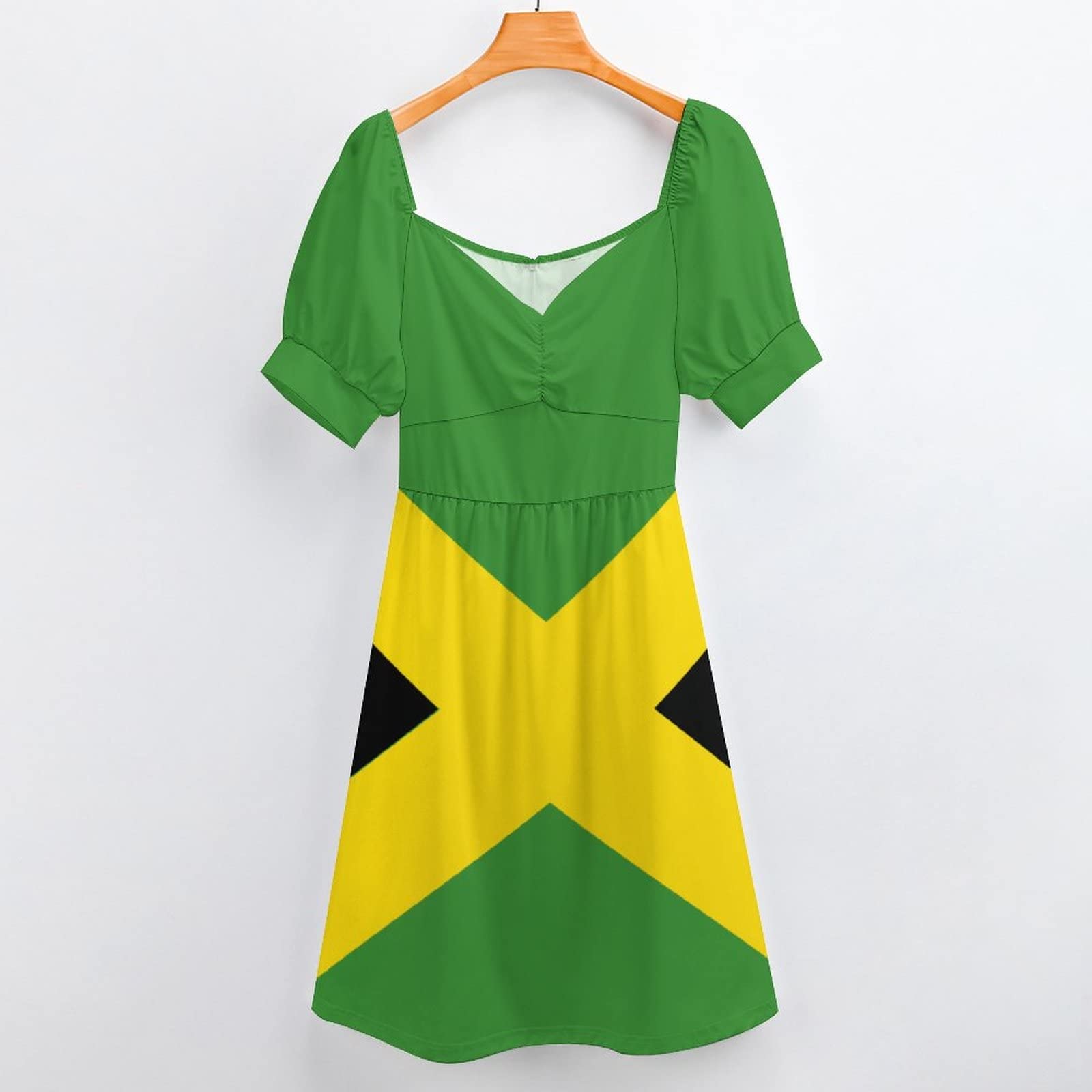 Primavera 5❗️24LOVERS FROM YOUNG JAMAICA‼️ Elegant Casual Jamaica Flag Long Dress for Women Girl's