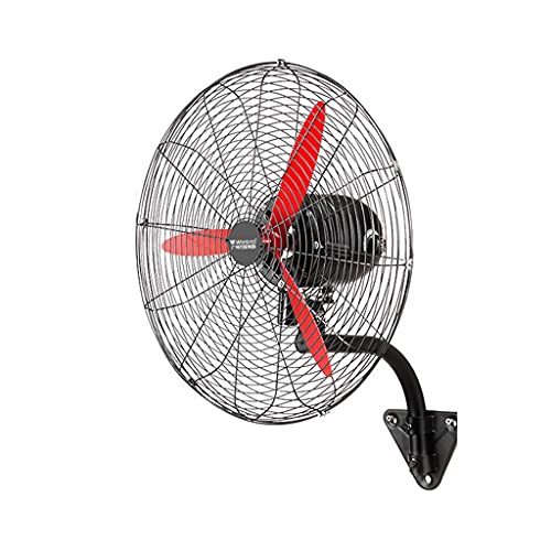 OWOHYG Ventilador eléctrico Industrial de Pared, Potente Ventilador de Piso con bocinas de Alta Potencia, para Taller Comercial, con Viento Fuerte (50 cm)