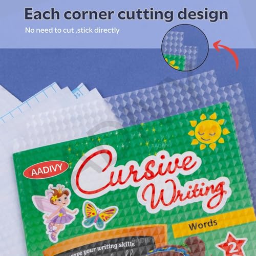 Image of 40 Pcs Medium Size Self-Adhesive Book Cover Sheets | Transparent Waterproof Film for School Books & Notebooks | Diamond Pattern, 43x30 cm