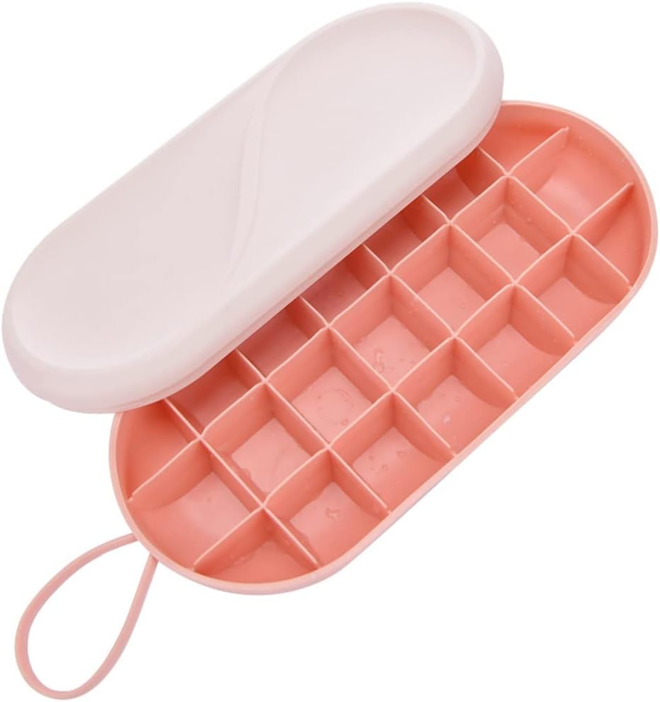Ice Cube Household Homemade Ice Cube Storage BoPB9rrk 22 * 10 * 5.5cm (Pink 22 * 10 * 5.5cm)