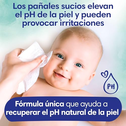 Lingettes bébé Dodot Pure Aqua à 99% d'eau | Pack de 9 x 48 unités