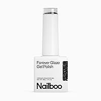 Vista 16 de Nailboo Esmalte de uñas de gel Forever Glaze Premium, esmalte de gel con capa base transparente con lámpara LED, autonivelante, color de uñas