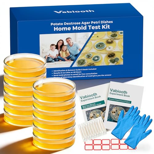 Vabiooth 12-Pack Agar Petri Dishes