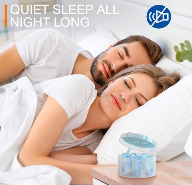 CINWAUVO Anti Snoring Nose Vent 8 Nasal Cones Nasal Dilator to Stop Snoring - Effective Snore Stopper Anti Snoring Devices Easy to Use Snoring Solution Blue - Image 5