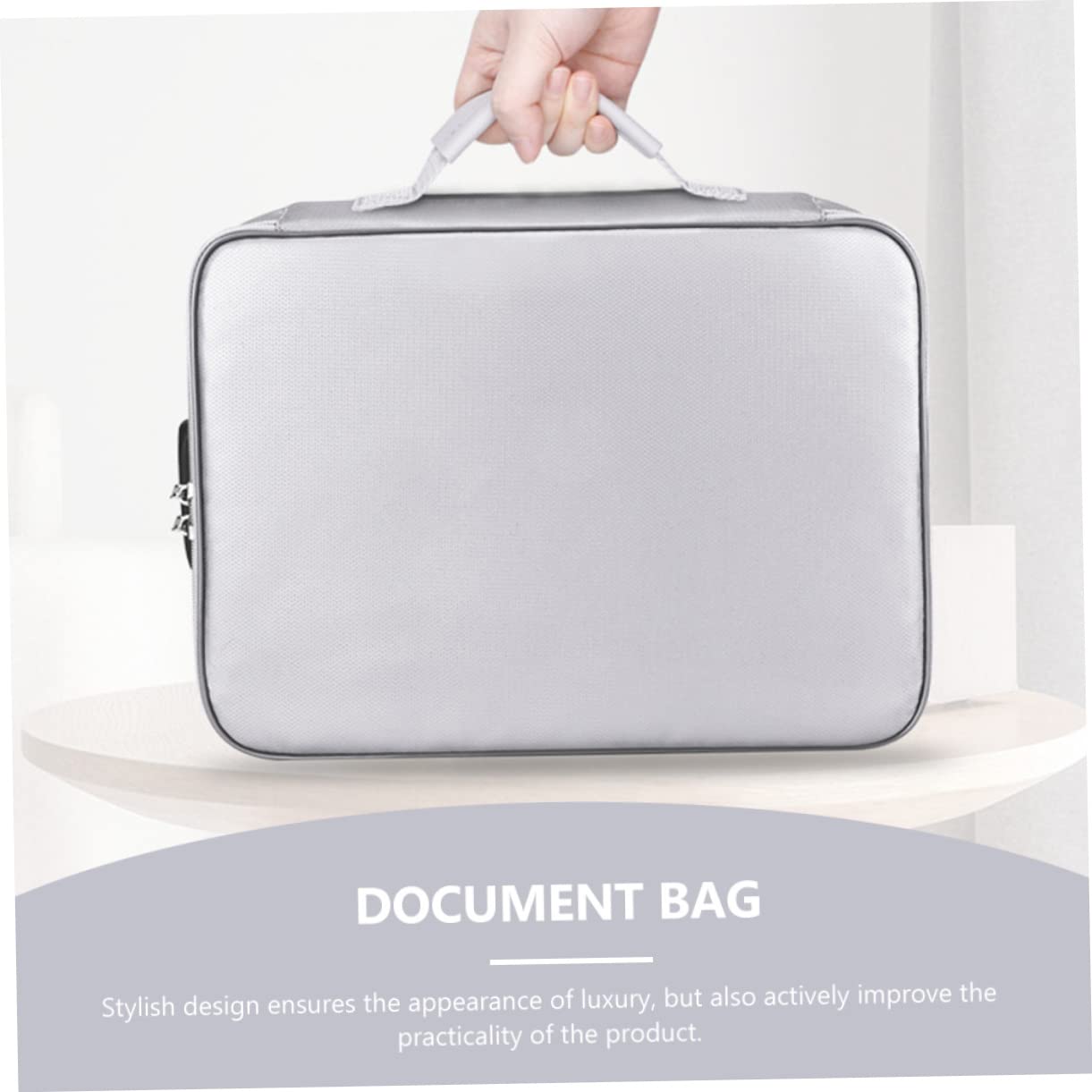 SHOWERORO Borsa Portadocumenti Protettiva Ignifuga Design Elegante Casa Ufficio Sicura Da Usare Fornire Protezione Completa Documenti