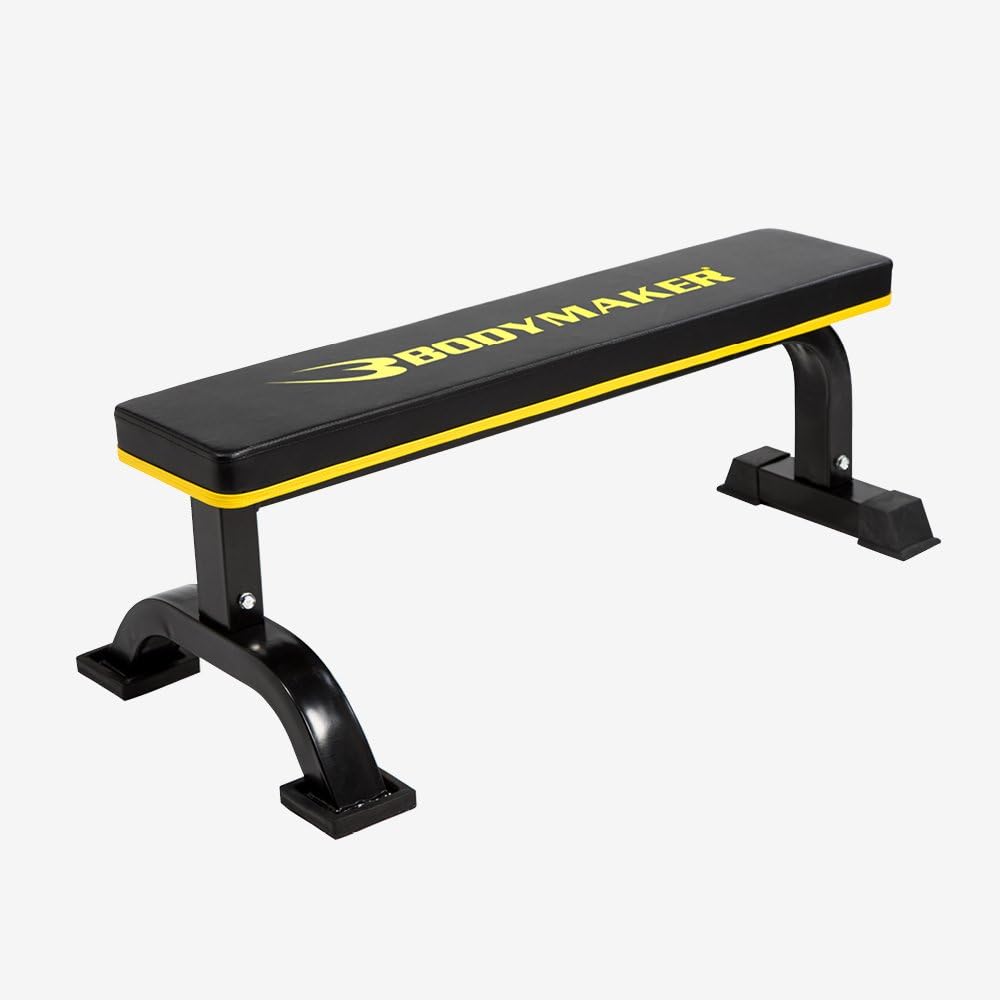 BODYMAKER(ボディメーカー) フラットベンチEX ブラック×イエロー