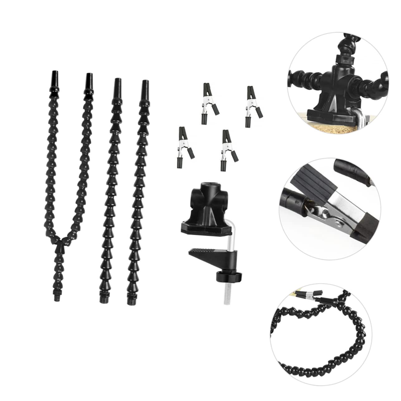 Mikikit Ldering Practice Project Kit Soldering Station Bracket 360° Rotating Clamps