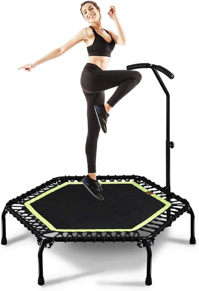 trampolino fitness con bar