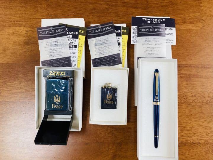 セット】THEPEACEDESIGNボールペンオイルマッチZIPPO セット】THEPEACEDESIGNボールペンオイルマッチZIPPO