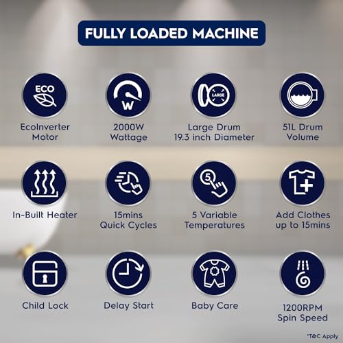 Image of Electrolux 8kg /5kg 5 Star EcoInverter Fully Automatic Front Load Washer Dryer, Scandinavian Design with 40C Vapour Wash for Sustainable Clothing, Wash To Dry, White, UltimateCare 300, EWW8024D3WB