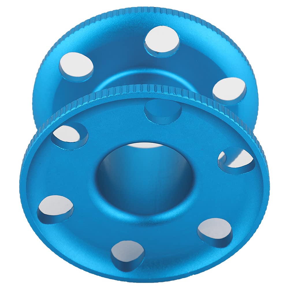 Gavigain Aluminum Alloy Scuba Diving Finger Spool Reel for Underwater Snorkeling Accessory (Blue)