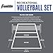 Franklin Sports Recreational Badminton and Volleyball Combo Set
