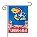 Rico Industries NCAA Kansas Jayhawks Personalized Garden Flag