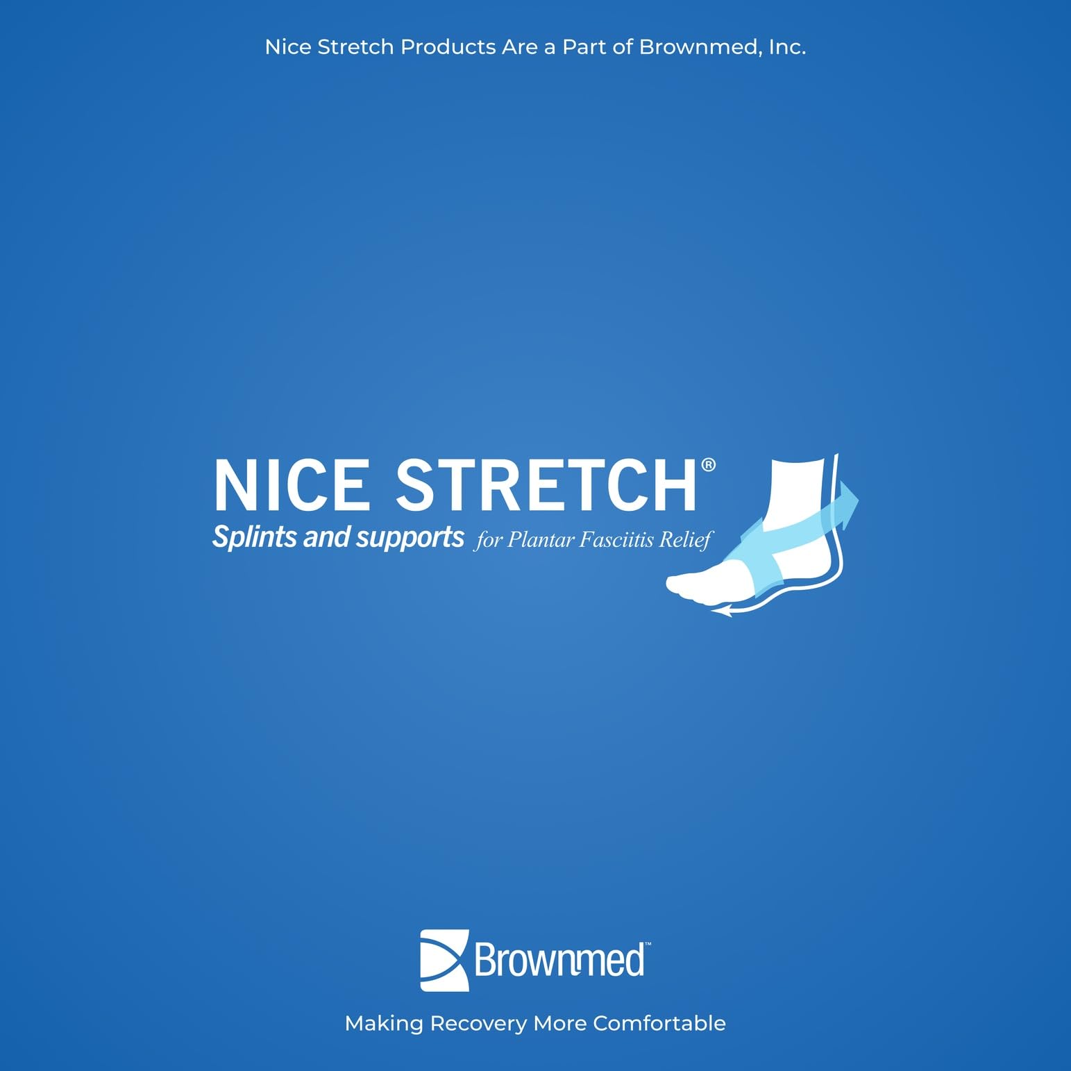 Nice Stretch 90 Patented Plantar Fasciitis Night Splint with Cold Therapy and Non-Skid Sole, Small/Medium