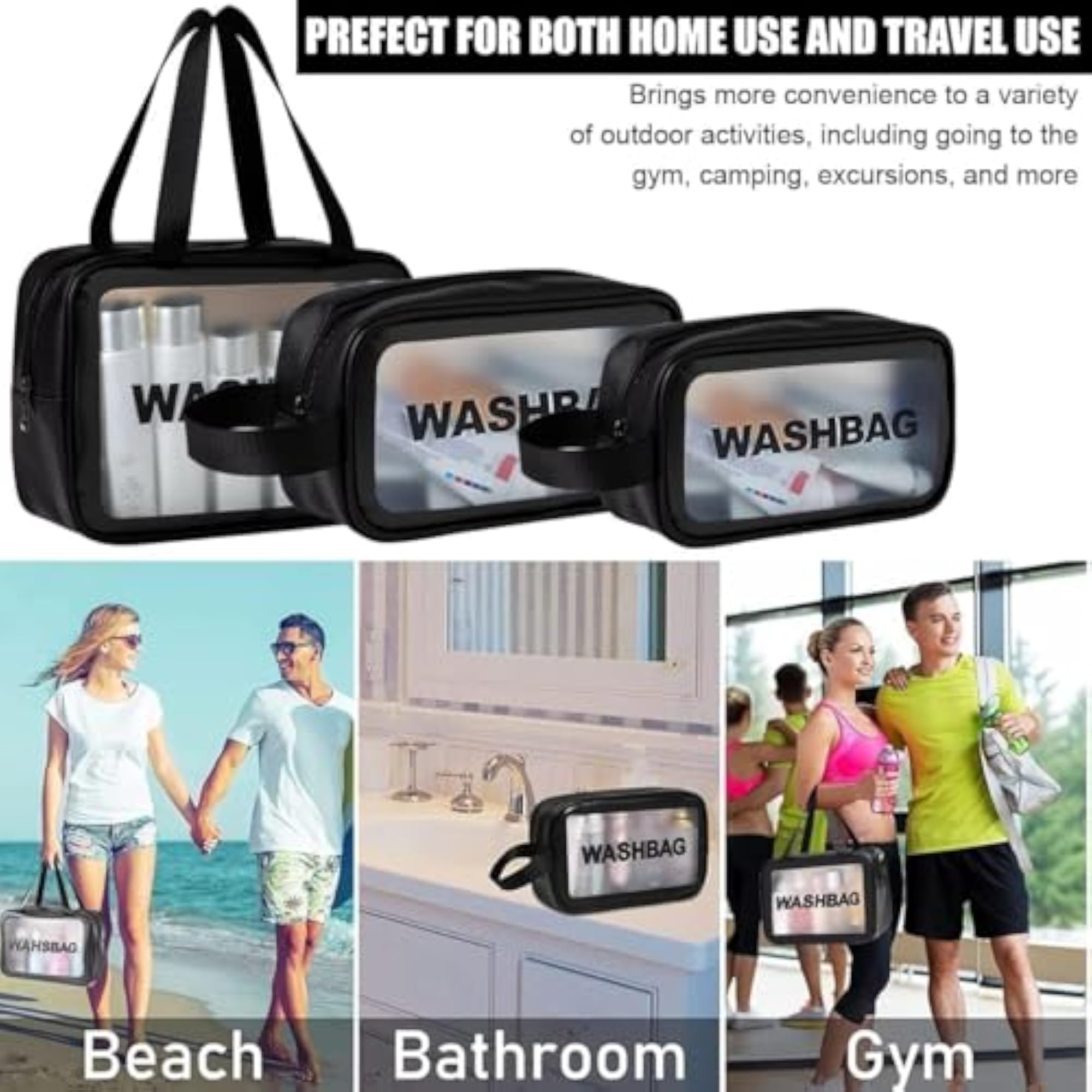 Portable Makeup Bag Travel Toiletries Organizer for Women