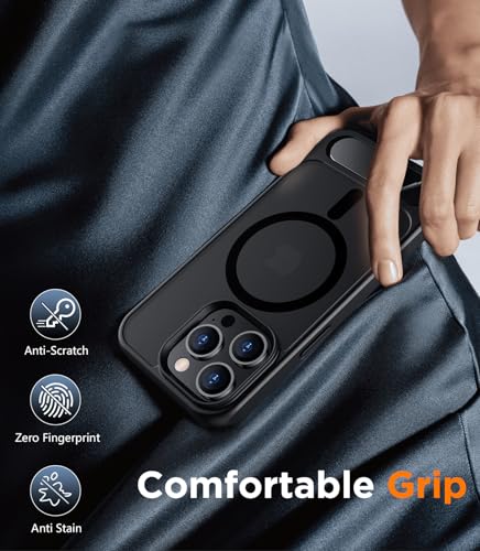 Coque iPhone 13 Pro Max translucide béquille antichoc - 7