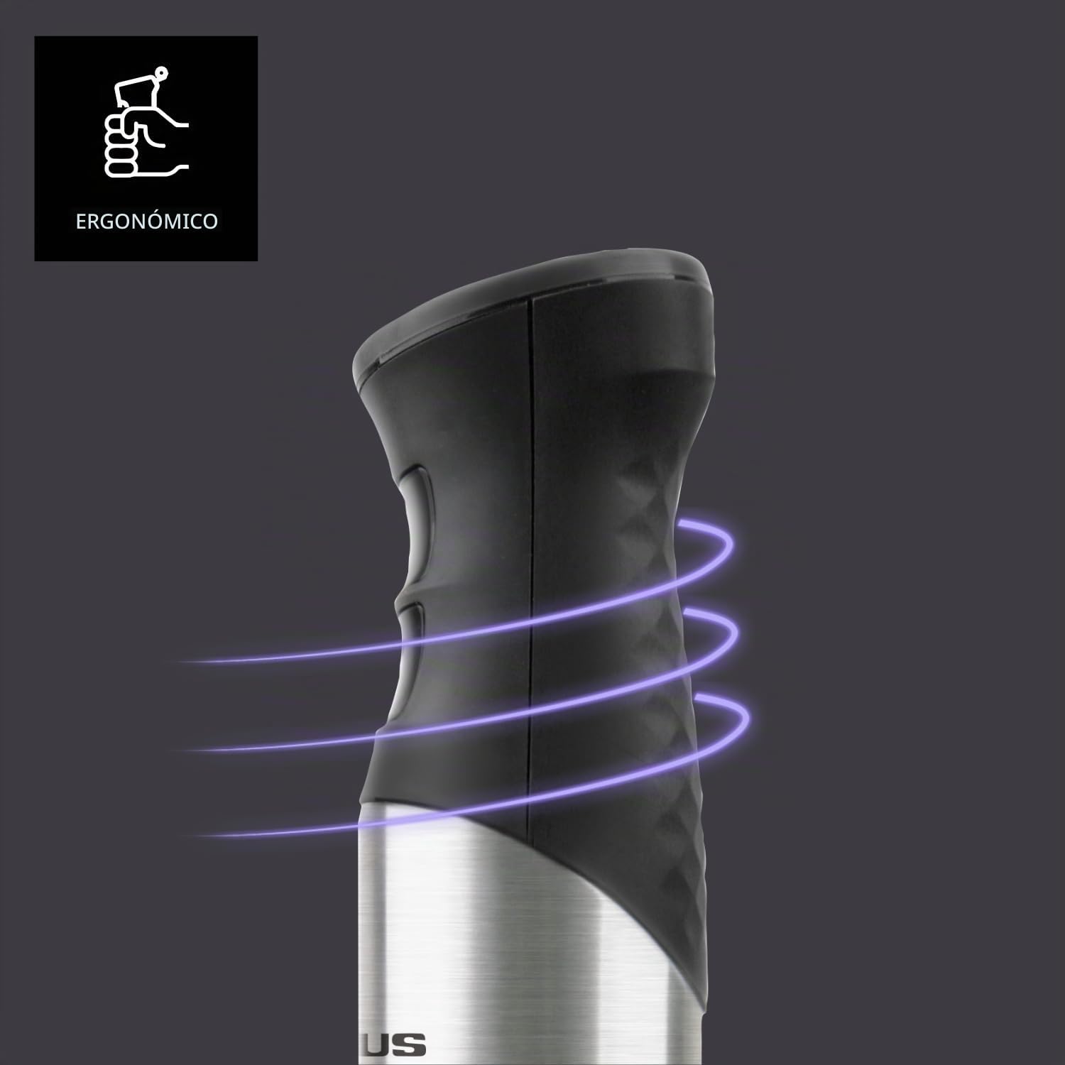 Taurus BAPI 1200 Premium Full Set - Batidora de mano 1200W | Regulador de 20 velocidades ajustable | Función Turbo | Cuchillas de acero inox | incluye accesorios| Diseño ergonómico | Vaso medidor