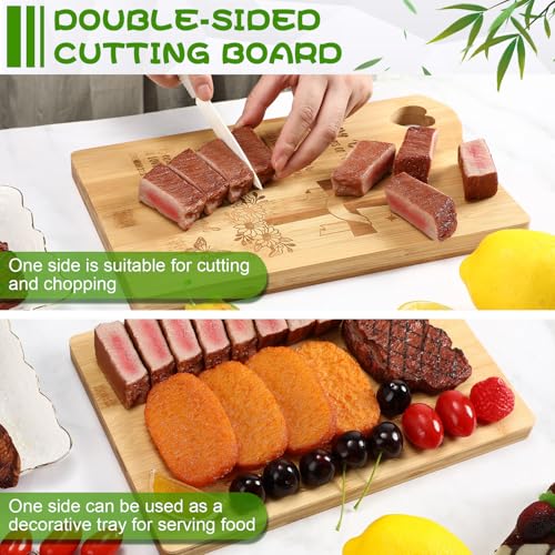 Set de 4 utensilios de cocina de bambú con mensaje cristiano miniatura 4
