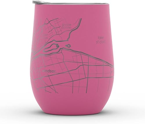 Vista 235 de Well Told Lexington Kentucky Map - Vaso de vino aislado con grabado de mapa de Kentucky, taza de acero inoxidable grabada (12 onzas, verde domingo)