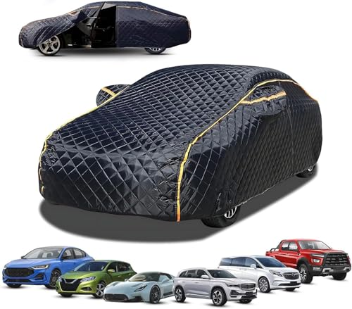 Copertura Antigrandine Per Tutte Le Stagioni: la nostra copertura antigrandine è progettata specificamente per il Mercedes C 270 CDI. La sua ampia superficie d'impatto protegge non solo il tetto, ma anche gli specchietti, i finestrini laterali e il lunotto posteriore, offrendo una protezione completa da grandine, pioggia, neve, gelo, polvere e raggi UV. Che sia primavera, estate, autunno o inverno, il tuo veicolo sarà perfettamente protetto