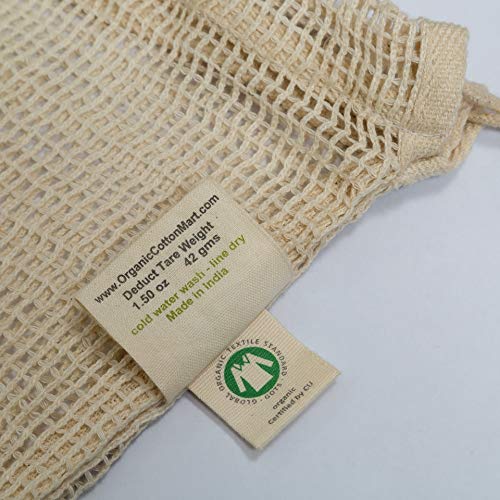 Reusable-Cotton-Mesh-Produce-Bags-100-Organic-Cotton-8x10-Drawstring-Closure-Cotton-Mesh-Bags-to-Store-Cilantro-Lime-and-Small-Vegetables-and-Produce-3-Small-8x10