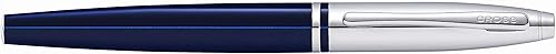 Miniatura 4 de Cross Calais - Pluma estilográfica cromada y azul con punta mediana de acero inoxidable