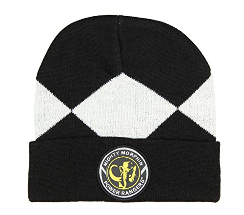 Power Rangers Costume Beanie Hat (Black 