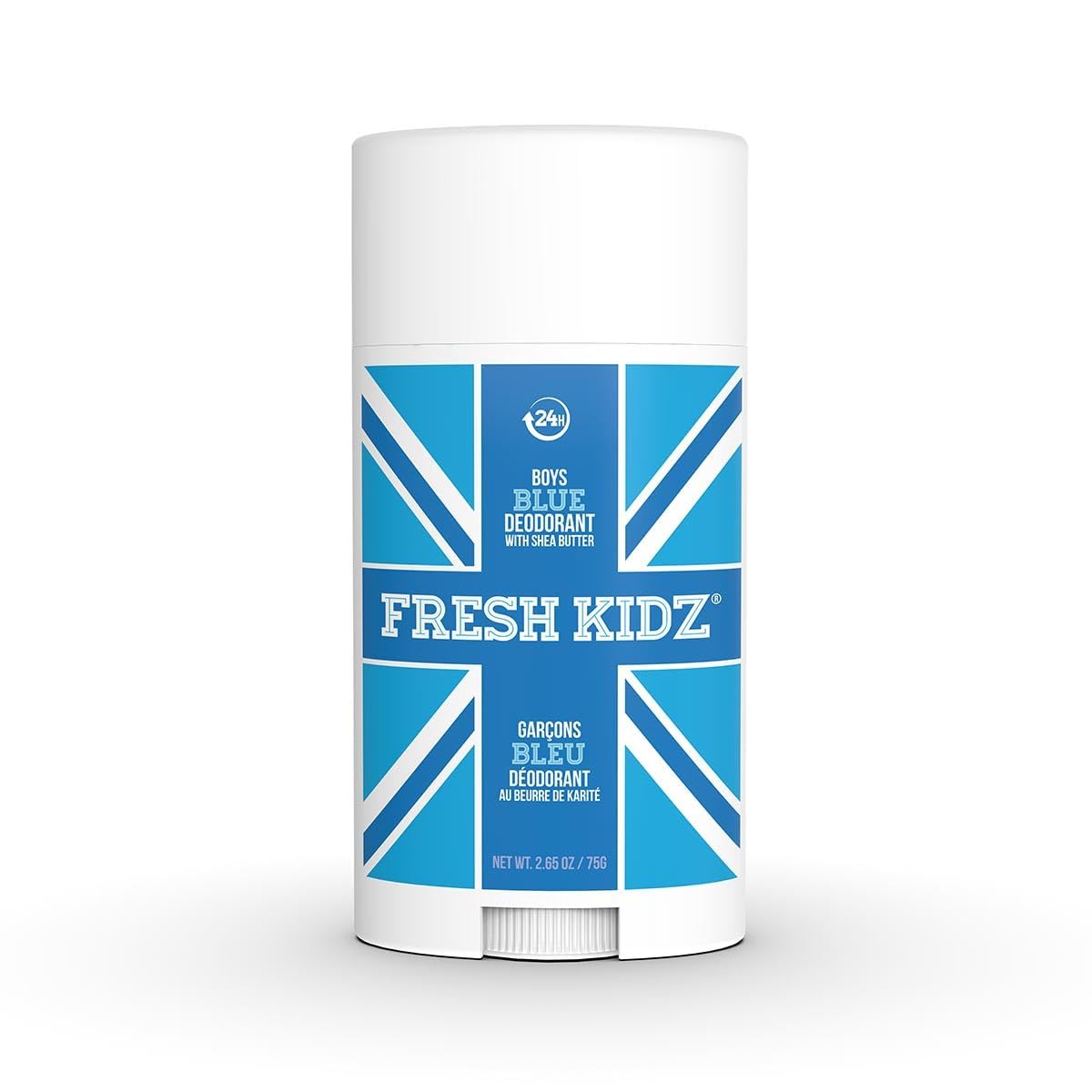 Fresh Kidz Natural Deodorant for Boys - 24 Hour Odor Protection