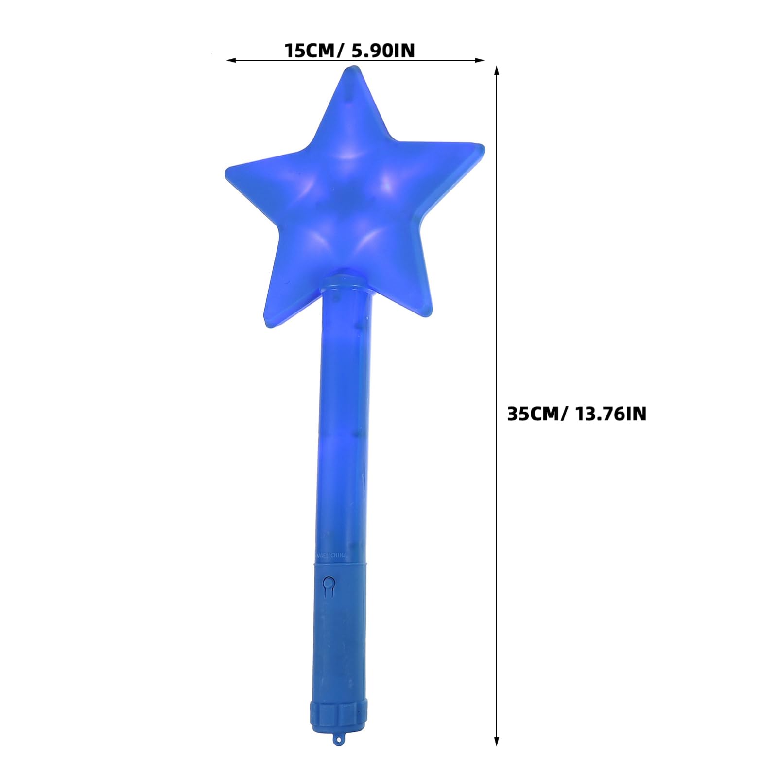 Garneck 5PCS Colorful LED Star Glow Sticks Plastic Cheering Light Sticks for Parties Concerts Festivals and Emergency Use Vibrant Display