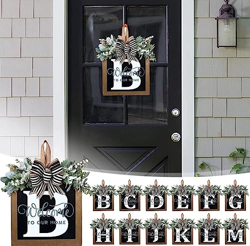 image for YICORIP Last Name All Year Round Front Door Garland, Front Porch Decor