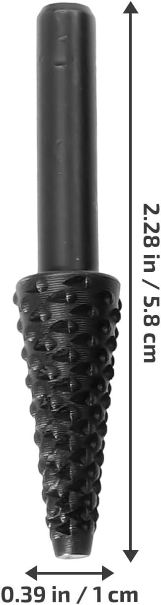 10pcs Woodworking Rotary File Set for DIY Use, Black Carbide
