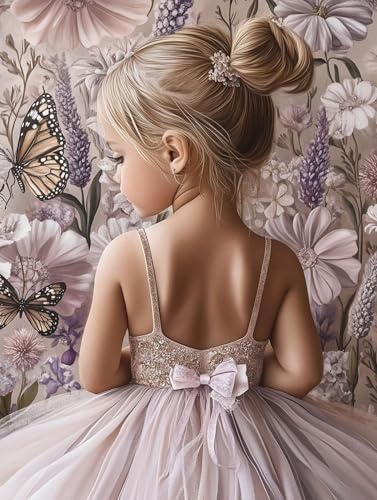 ̎q G LbghG h DIYG fW^G  p^[fUC, yCgoCio[ SҌ ȒP paint by numbers uVƃANG̋, z[ ItBX 30X40cm, Model 736