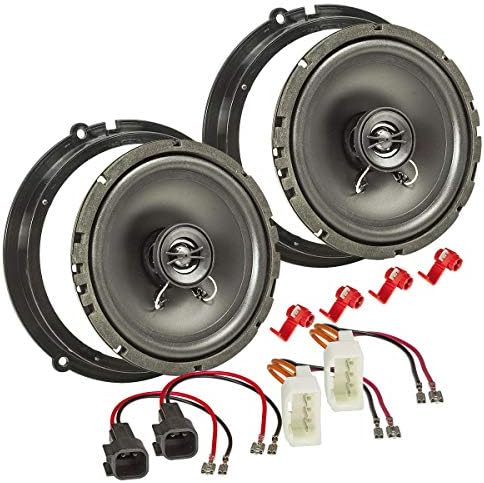 tomzz Audio 4015-000 Luidspreker Installatie Set geschikt voor Ford Fiesta ka Focus Mondeo 165mm Coaxiale Systeem TA16.5-Pro