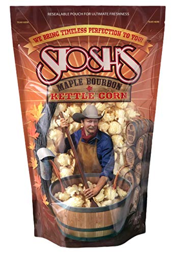Stosh's Maple Bourbon Kettle Corn Popcorn, 6 oz.