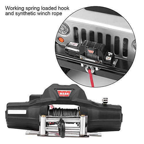 Drfeify Rc Model Vehicle Dual-Motor Winch,1/8 Scale Accessory With Remote Controller #TOP2