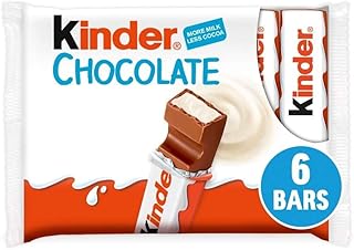 Kinder Milky Chocolate Snack Bars Medium 6 x 21g
