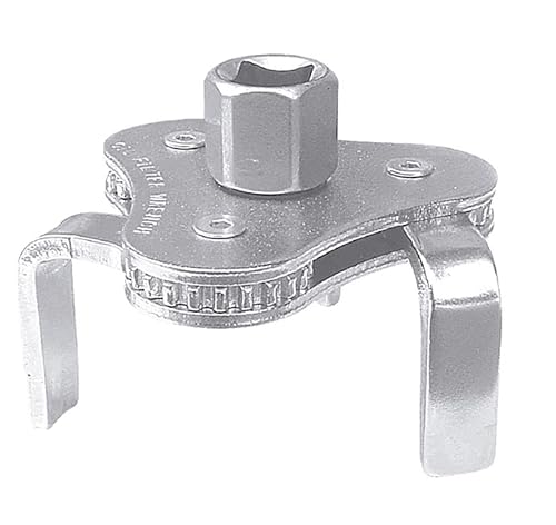 Krawehl - Clé pour filtre à huile, diamètre 63 à 102 mm, clé à 3 mâchoires, réglage et serrage automatiques au couple, fabriquée en matériau durable