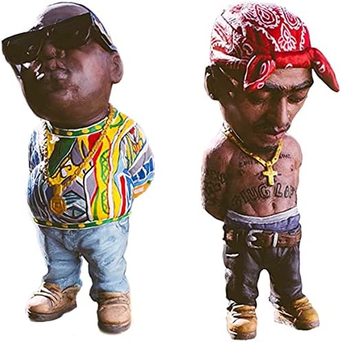 Legend Commemorative Resin Ornaments Hip Hop East Coast Rap God Decoration, Peculiar and Interesting Rap Music Star Resin Sculptures,The Best Rapper Resin Ornament Home Decor for Yourself or Friend