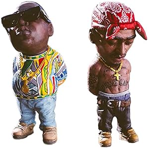 Legend Commemorative Hip Hop East Coast Rap God Decoration, Peculiar and Interesting Rap Music Star Sculptures, Best Rapper Resin Ornament Home Decor