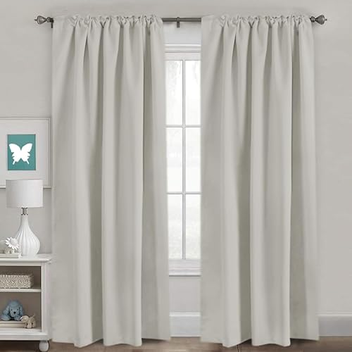 Miniatura 2 de H.VERSAILTEX Cortinas opacas con aislamiento térmico, paneles de tratamiento de ventana, cortinas opacas para oscurecer la habitación, cortinas