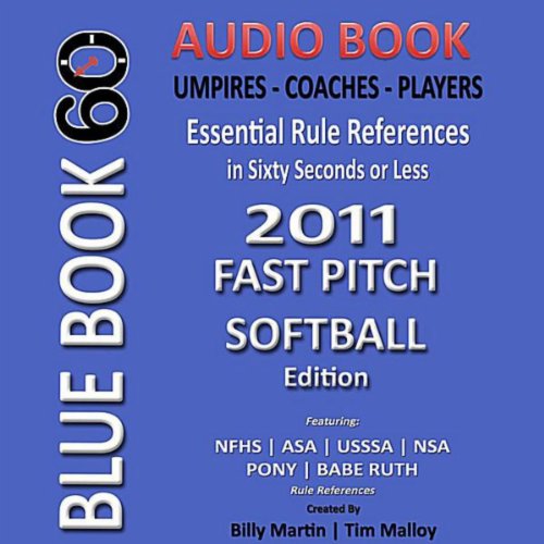 Blue Book 60 Fast Pitch Softball Audio Edition Blue Book