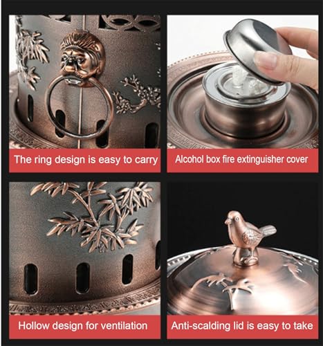 Olla pequeña multifuncional de acero inoxidable con diseño de doble asa miniatura 4