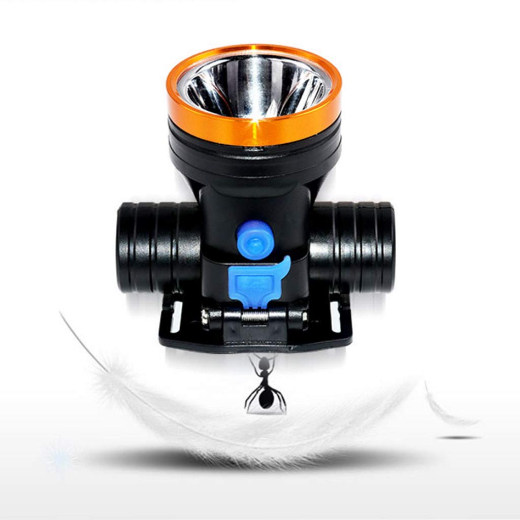 Linterna frontal LED, mini faro recargable, impermeable, luz nocturna de pesca de largo alcance, linterna montada en la cabeza
