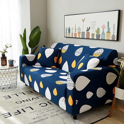 Image of Gurnoor Sofa Cover One 3 Seater and Two 1 Seater Fully Covered Universal 5 Seater for Living Room Non-Slip Sticky Elastic Stretchable Couch Sofa Set Slipcover Protector(Bubble)